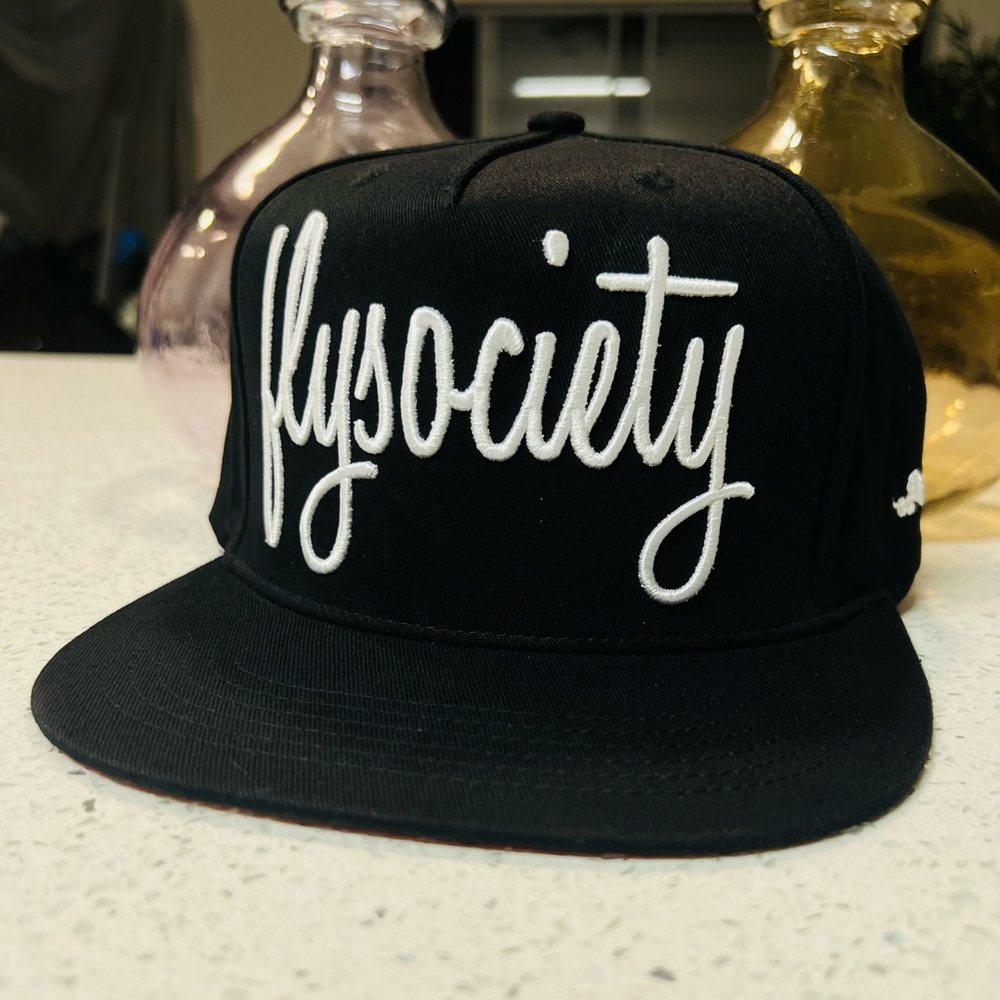 FLY SOCIETY FLAT BRIM SNAPBACK HAT